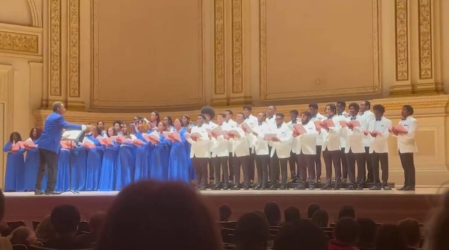 Хор Университета Моргана. Обложка © X (Twitter) / David Kwabena Wilson
