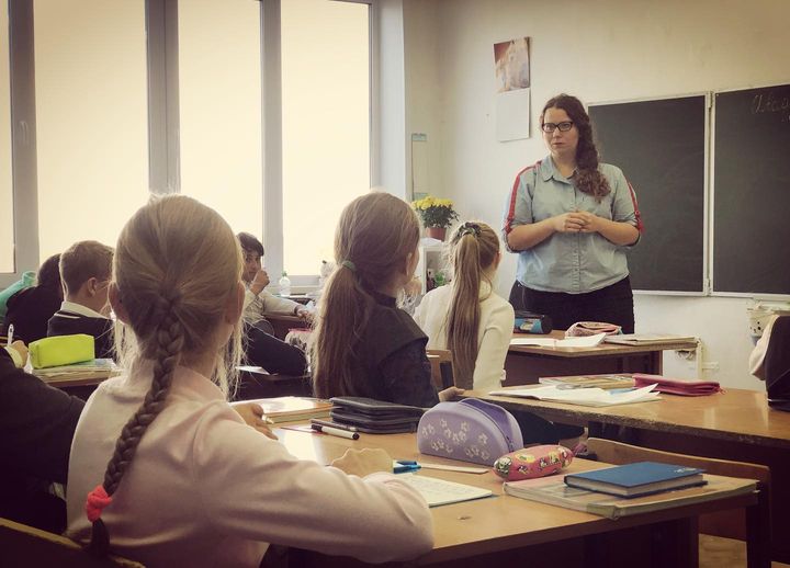 "Учителя для России" за работой. Фото © Instagram*/ ginger.minion