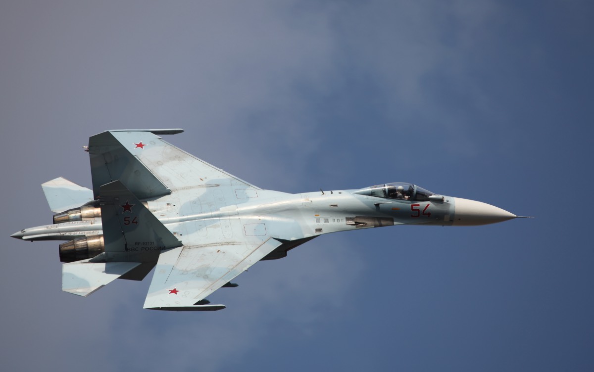 Второй за день российский Су-27 подняли в небо из-за авиации США, в этот раз над Чёрным морем