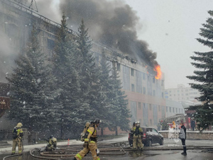 Причиной мощного пожара в гостинице в Татарстане мог стать непотушенный окурок сигареты