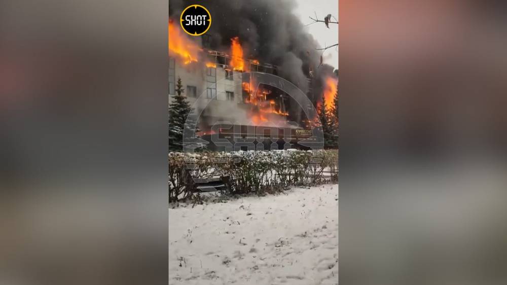 В Набережных Челнах произошёл мощный пожар в гостинице Kamarooms