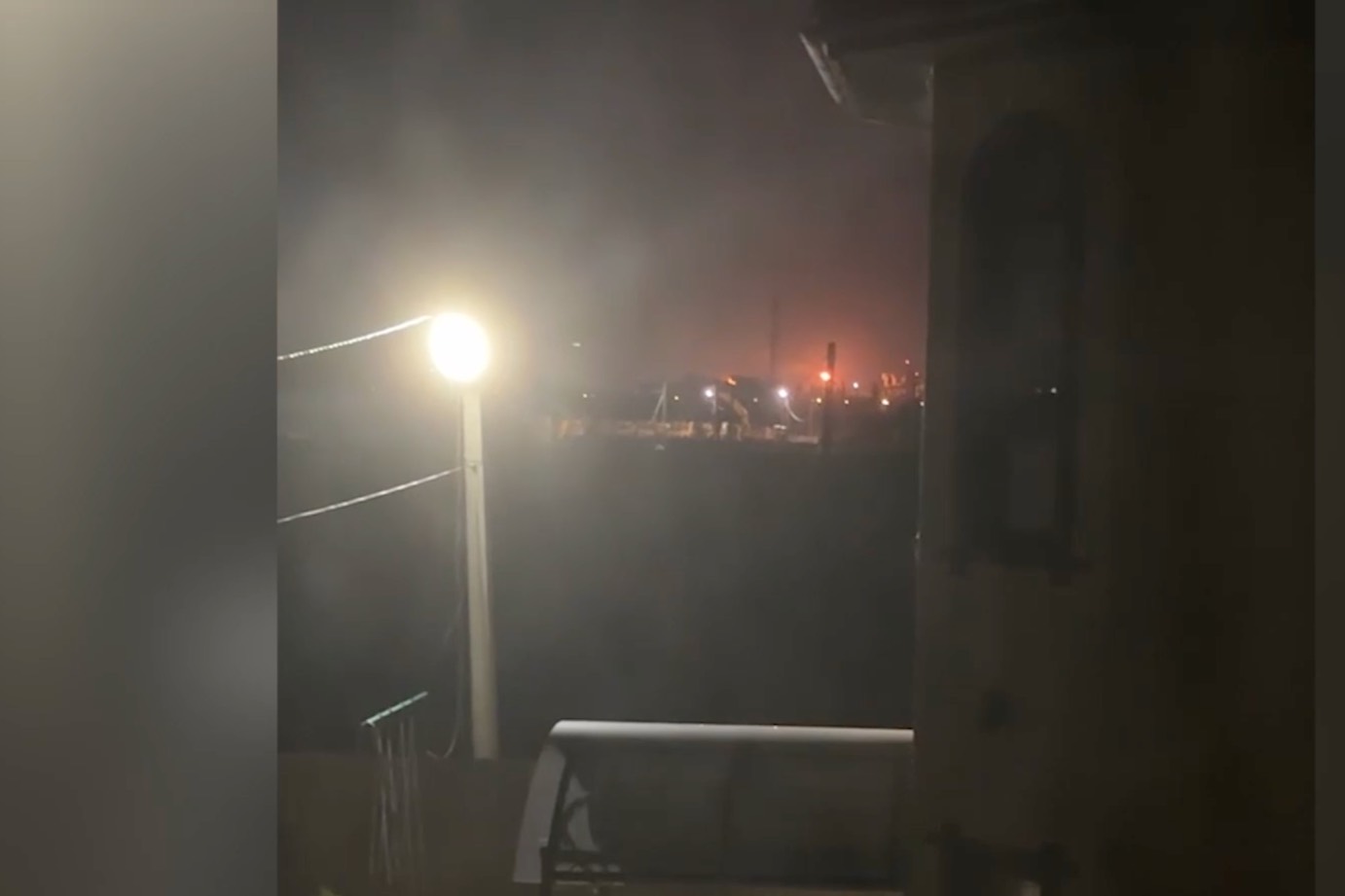 Взрыв раздался в районе Афипского НПЗ в Краснодарском крае