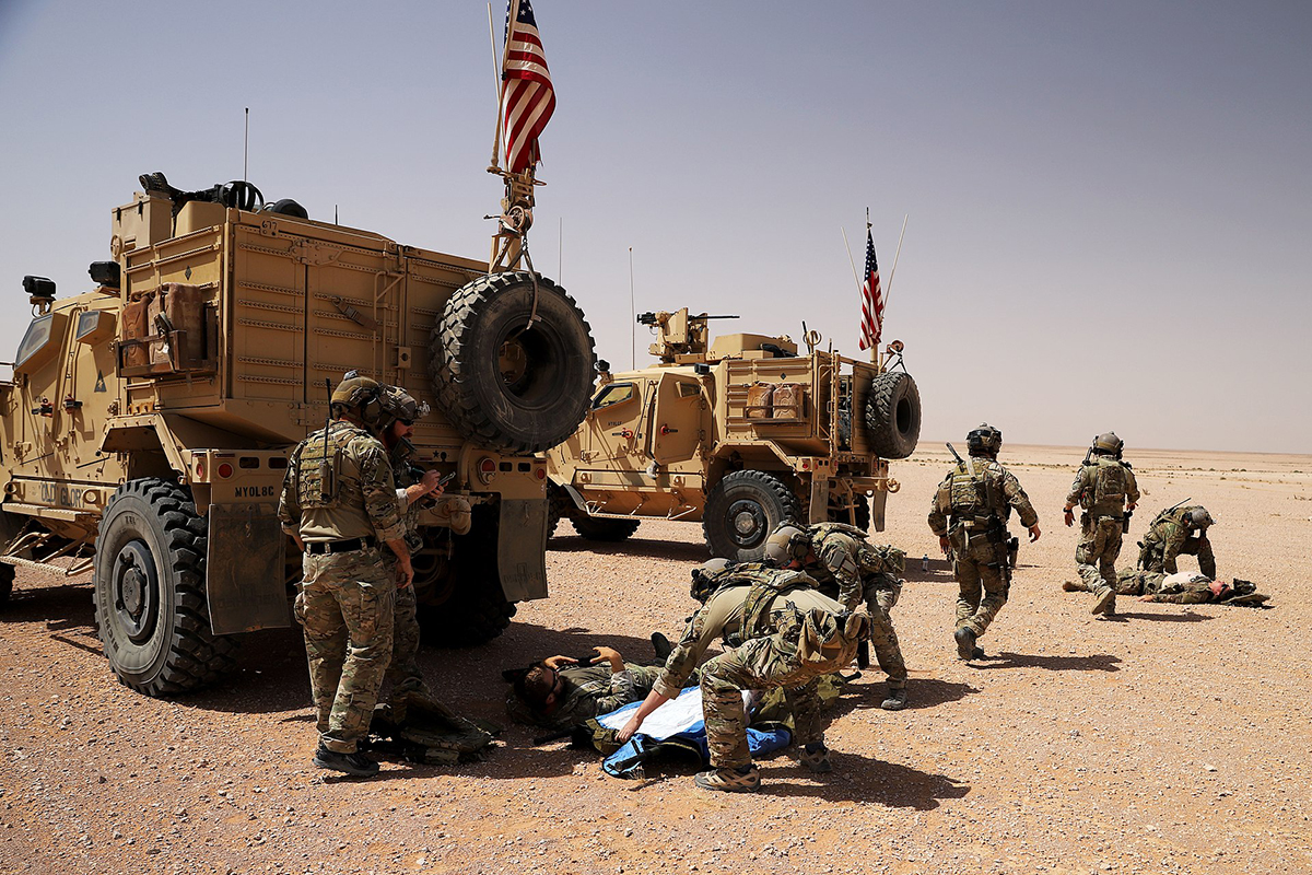 Американская военная база в Сирии подверглась атаке беспилотников