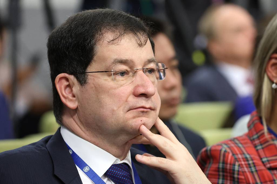 Первый заместитель постпреда России при ООН Дмитрий Полянский. Обложка © ТАСС / Валерий Шарифулин