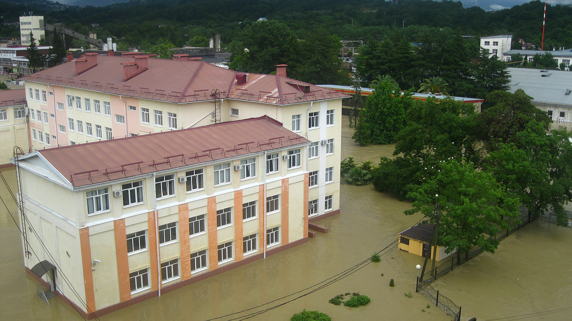 Херота в Сочи, разлившаяся в результате дождей в 2015 году. Фото © Wikipedia.org