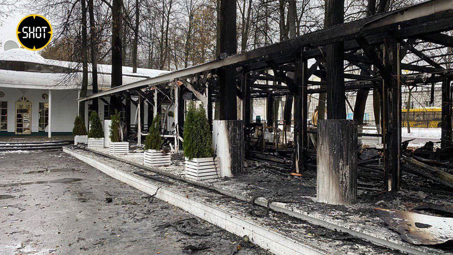 Ресторан в Ярославле после пожара. Обложка © T.me / SHOT