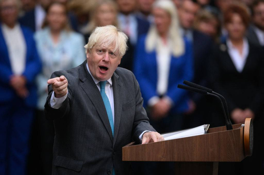 <p>Экс-премьер-министр Великобритании Борис Джонсон. Обложка © Getty Images / Leon Neal</p>