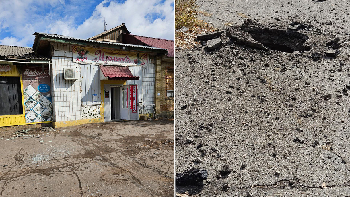 Последствия обстрела Горловки со стороны ВСУ. Фото © телеграм-канал "Приходько РИК"