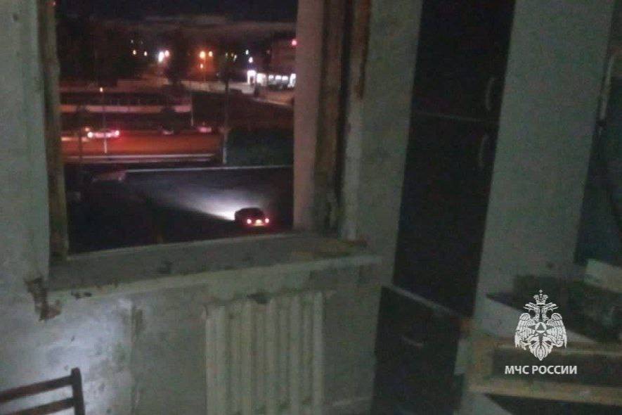 В жилом доме в Янауле произошёл взрыв газа. Фото © Telegram / МЧС Башкортостан