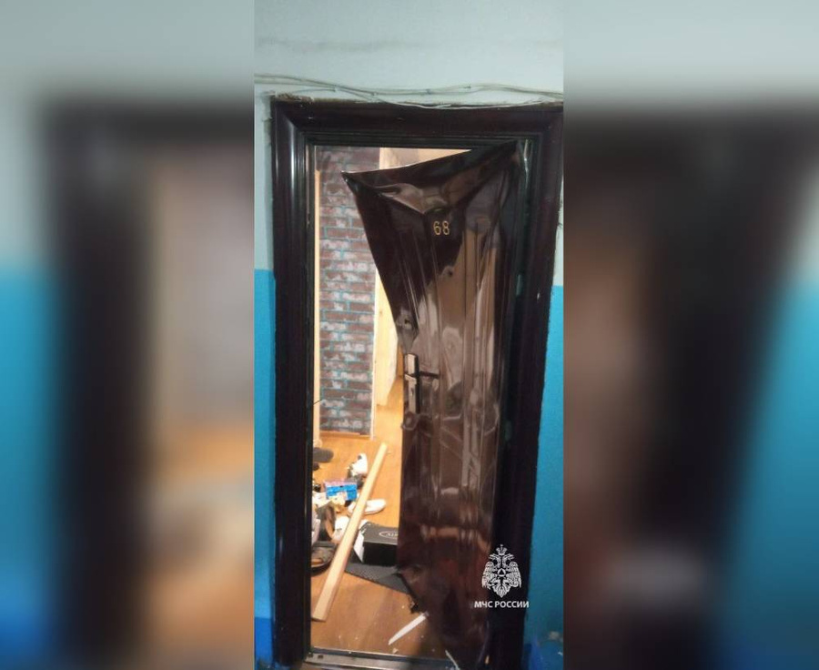 В жилом доме в Янауле произошёл взрыв газа. Фото © Telegram / МЧС Башкортостан