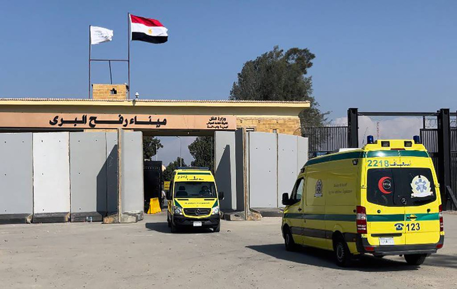 <p>Контрольно-пропускной пункт Рафах на границе Египта с сектором Газа. Обложка © ТАСС / EPA</p>