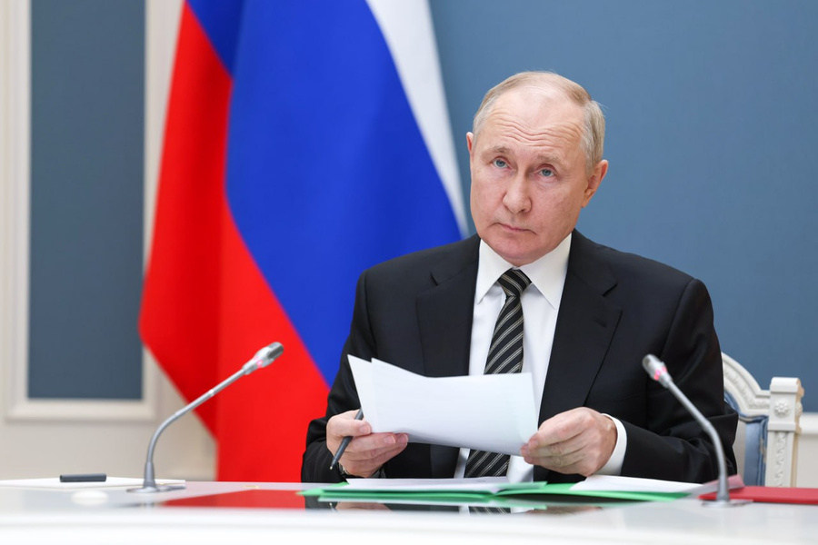 Владимир Путин. Обложка © Telegram / Кремль. Новости