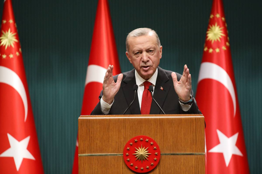 Президент Турции Реджеп Эрдоган. Обложка © Getty Images / Yavuz Ozden