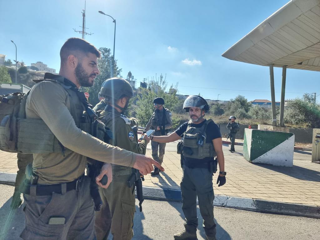 Кадр с КПП под Иерусалимом, где произошла стрельба. Фото © X / israelpolice