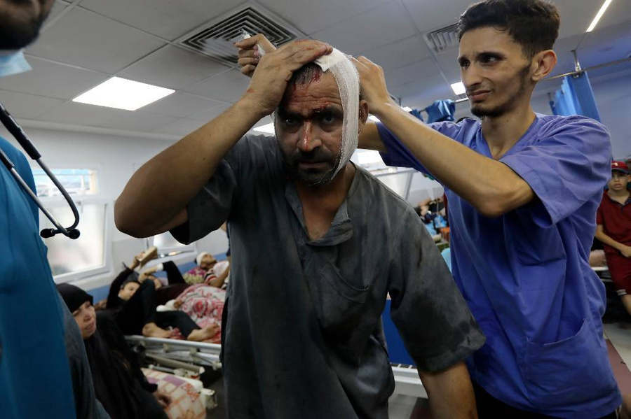 <p>Больница "Аш-Шифа" в Газе. Обложка © AP / TASS / Abed Khaled</p>