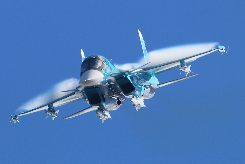 Носителем ФАБ-500, в первую очередь служит истребитель-бомбардировщик Су-34. Фото © Shutterstock