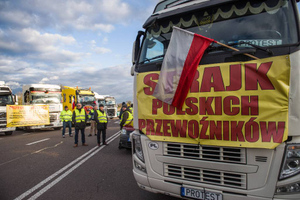 Украина нашла способ заработать на забастовке польских дальнобойщиков