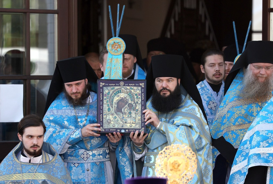 На 4 ноября приходится празднование Казанской иконы Божией Матери. Фото © ТАСС / Егор Алеев