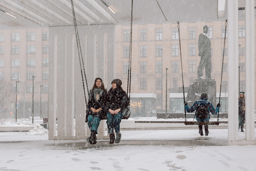 Снегопад в Москве. Обложка © Shutterstock