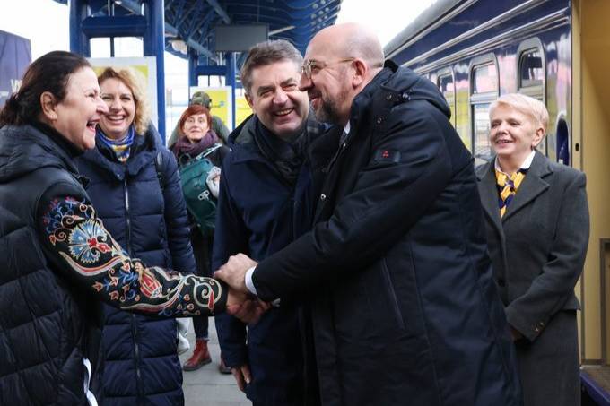 Глава Евросовета Шарль Мишель прибыл с визитом в Киев. Обложка © Twitter / CharlesMichel