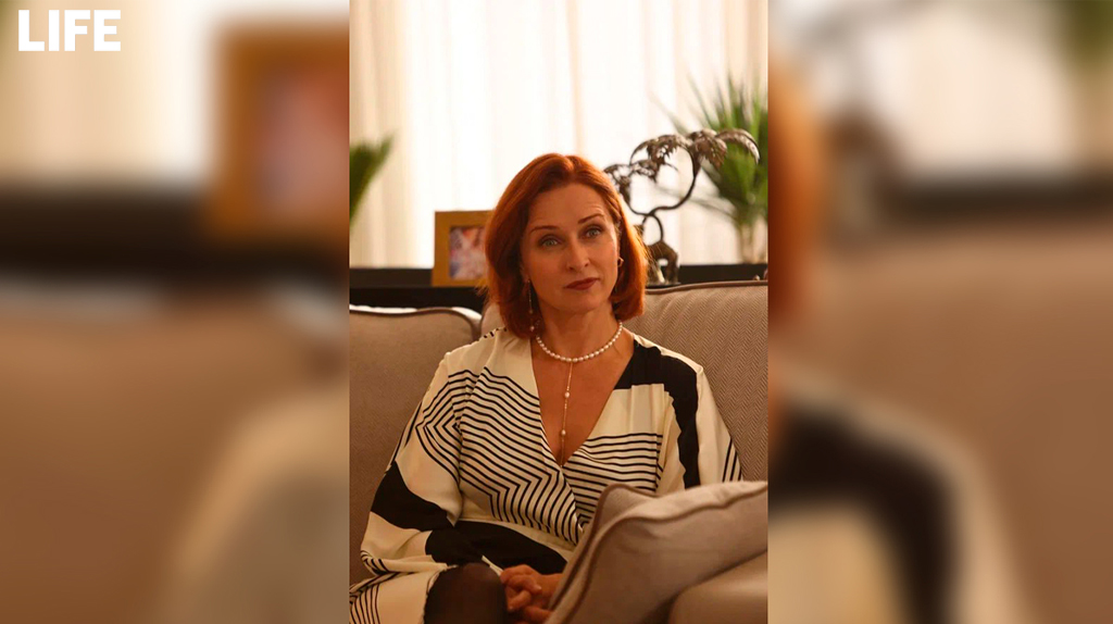 Екатерина Стулова на съёмках сериала "Букины". Фото © LIFE