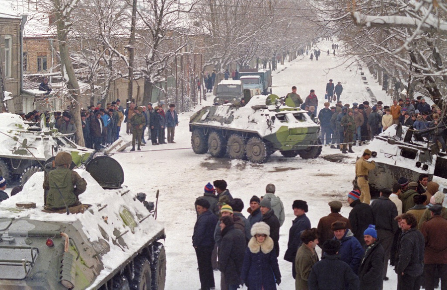 Вооруженный конфликт ссср. Штурм Грозного 1991. 1991 Год ввод войск в Чечню.