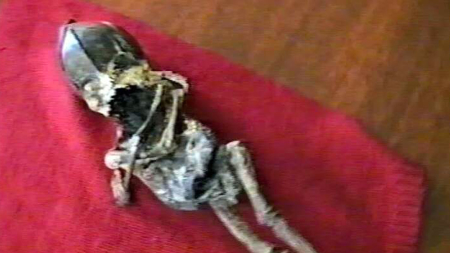 Кыштымский карлик. Обложка © Wikipedia / Скриншот с видео, снятого в 1996 году следователем Кыштымского РОВД