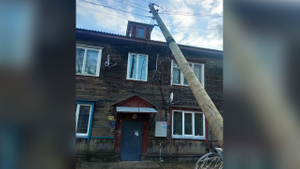 Последствия ураганного ветра в Красноярском крае. Фото © t.me / Newslab