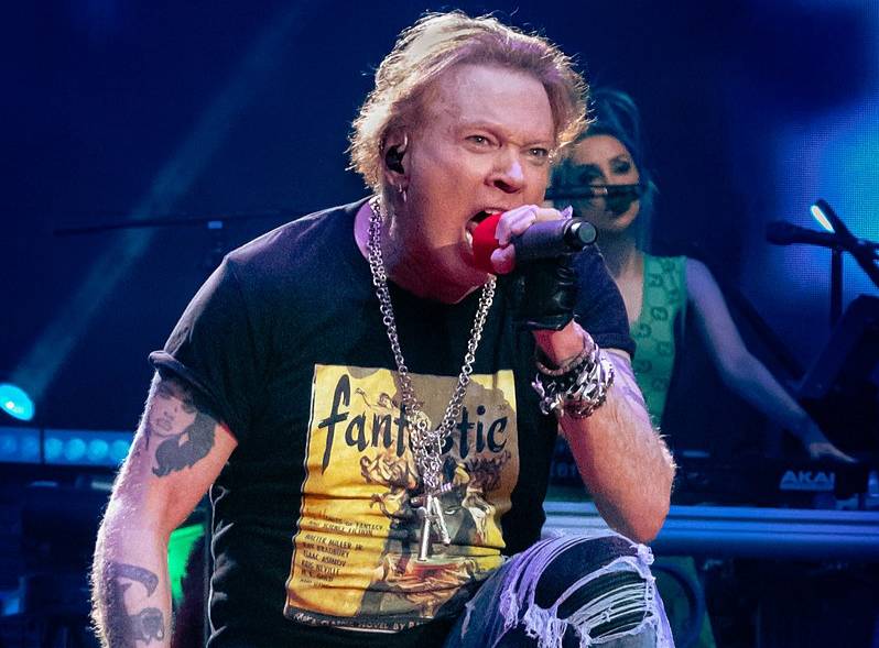 Солист группы Guns N&#x27; Roses Эксл Роуз. Обложка © Wikipedia / Kreepin Deth