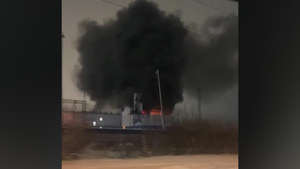 На юго-востоке Москвы горит трансформатор на электроподстанции