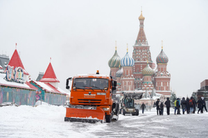 В Кремле рассказали, как Путин добирался на работу в связи с мощным снегопадом