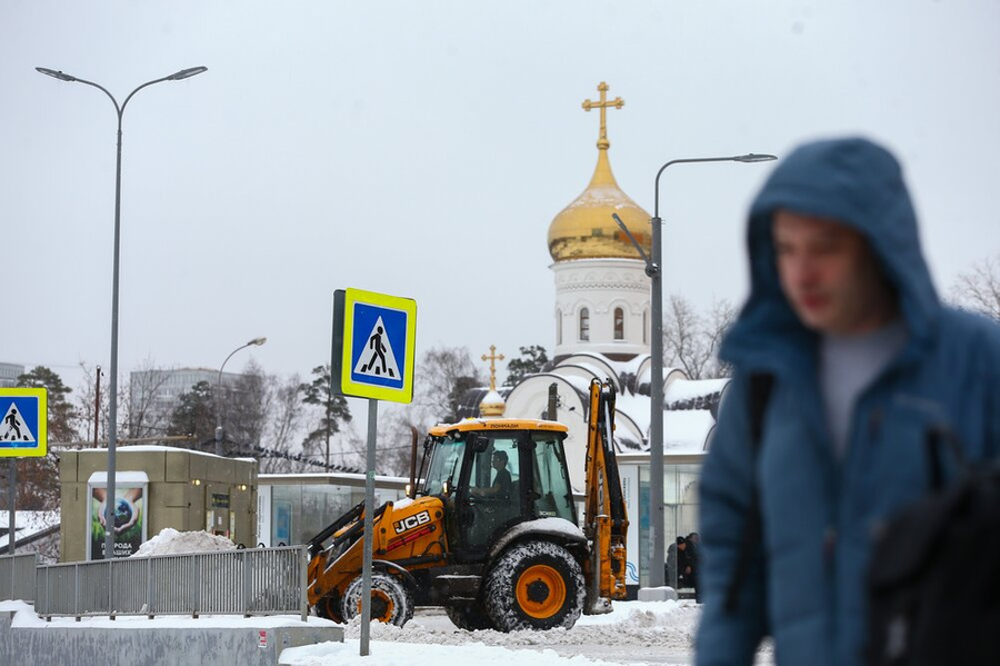 Снегопад 27 ноября в Москве. Обложка © Агентство "Москва" / Пелагия Тихонова