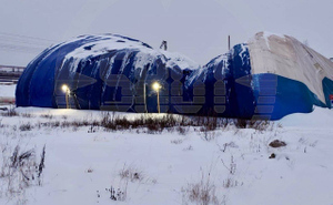 В Подмосковье под тяжестью снега рухнул спортивный комплекс
