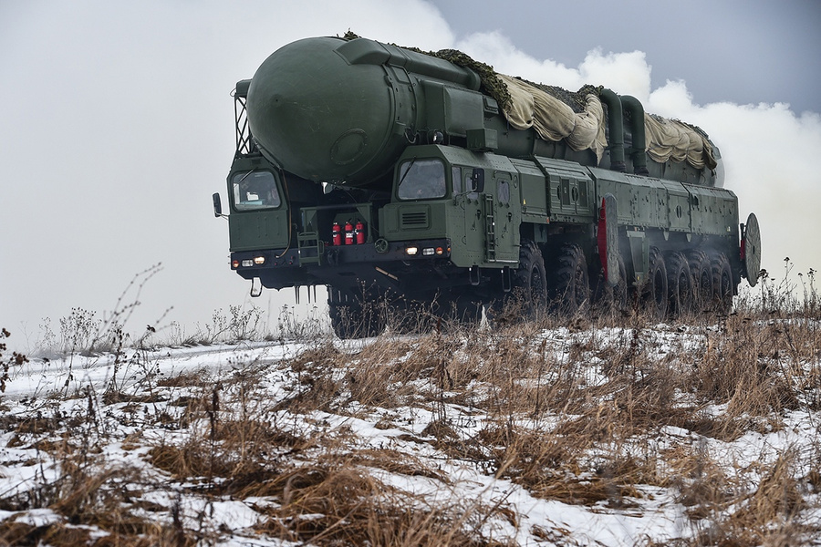 Российский ПГРК «Тополь». Обложка © VK / Минобороны России
