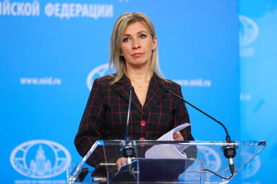 Официальный представитель МИД РФ Мария Захарова. Обложка © Getty Images / Handout / Russian Foreign Ministry Press Office 