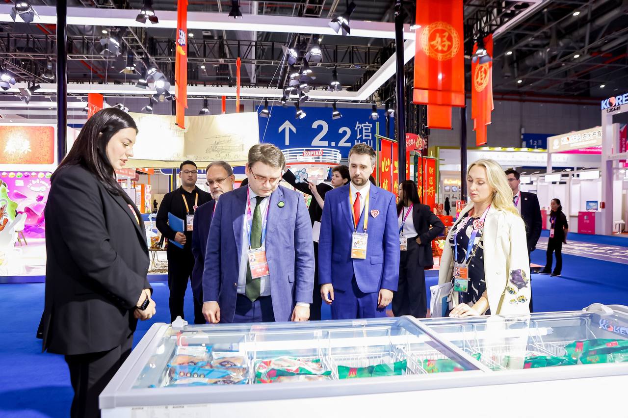 Made in Russia на CIIE в Шанхае. Фото © t.me / Новости российского экспорта