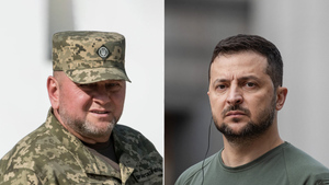 В Киеве указали на "горячую фазу" конфликта Зеленского и Залужного