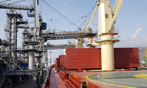 Из порта Новороссийска вышло судно с пшеницей,  предназначенной для стран Африки
