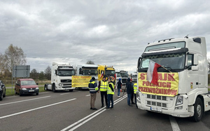 Польские перевозчики протестуют на границе из-за цен украинских коллег