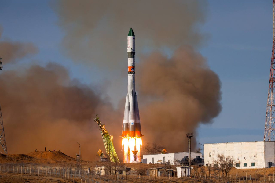 Запуск грузового корабля "Прогресс МС-25". Обложка © t.me / Госкорпорация "Роскосмос"