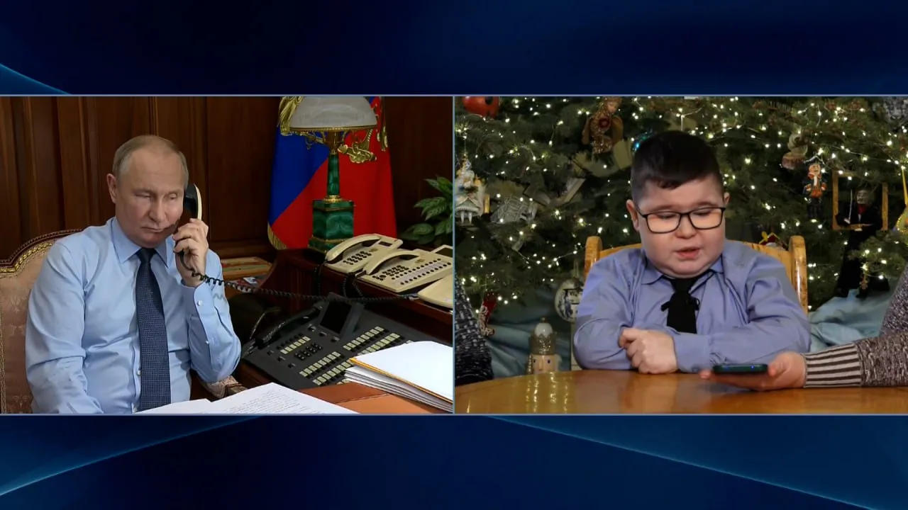Мальчик из Костромской области рассказал Путину, как сбылась его мечта в рамках "Ёлки желаний"
