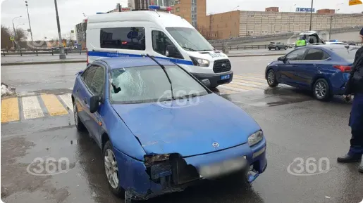 В Москве Mazda сбила насмерть женщину на пешеходном переходе