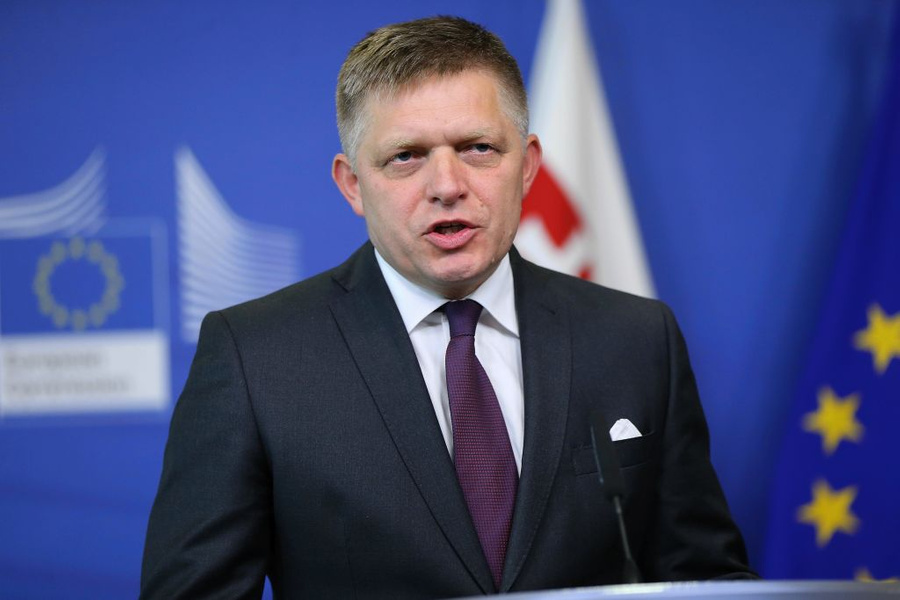 Глава словацкого кабинета министров Роберт Фицо. Обложка © Getty Images / Anadolu