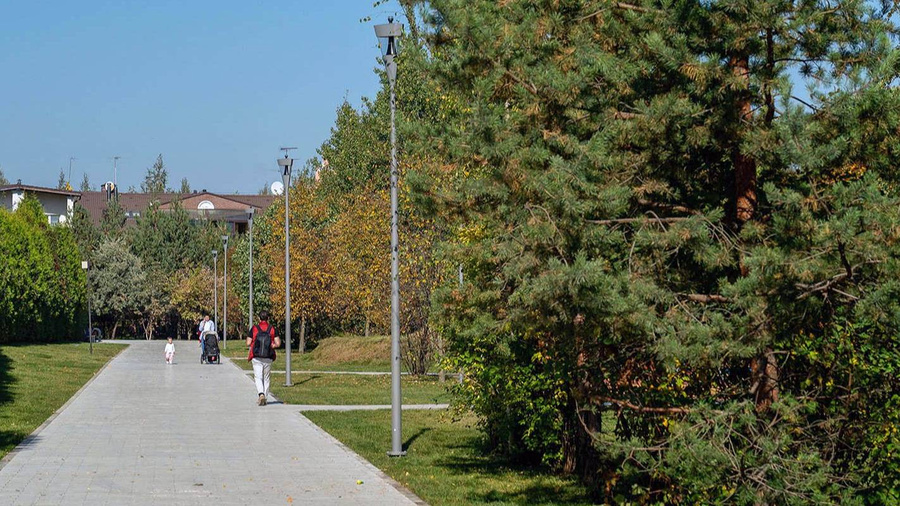 Территория возле станции метро "Физтех". Обложка © Пресс-служба комплекса городского хозяйства города Москвы
