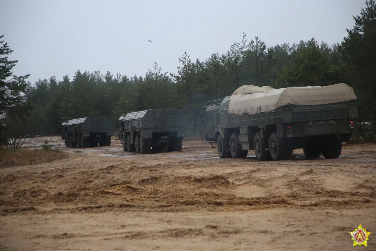 Комплексы "Искандер" в Белоруссии. Фото © Telegram / Министерство обороны Республики Беларусь