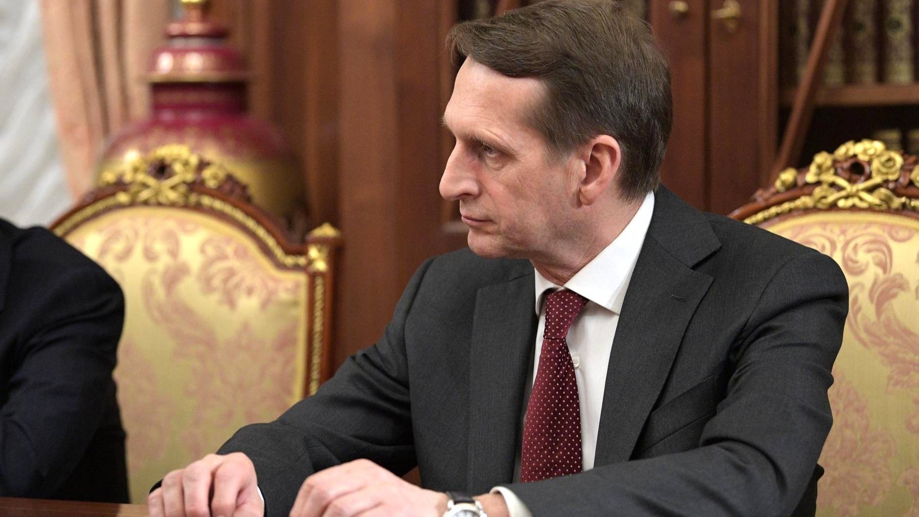 Нарышкин предположил, какие у НАТО мечты о России