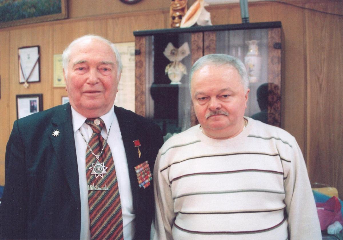 Яков Гальперин и Валерий Кустов. Фото © kustov.ru 