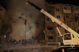 Спасатели завершили разбор завалов на месте взрыва газа в жилом доме в Новосибирске