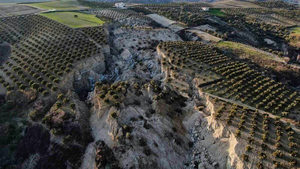 Сейсмолог объяснил появление гигантской трещины после землетрясения в Турции