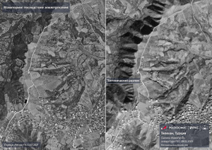 "Роскосмос" показал снимок тектонического разлома после землетрясения в Турции